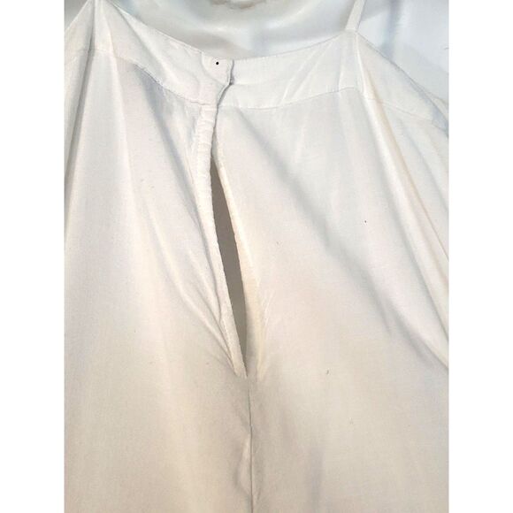 ASOS Designs White Spaghetti Strap Pockets Lined Jumpsuit Size 8 - Picture 5 of 8